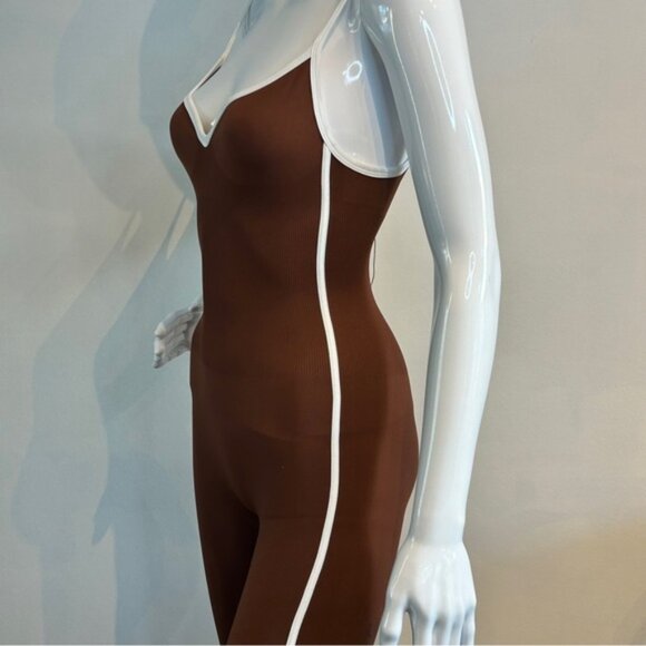 NWT Stretchy Flare Leg Shaper Onsie Jumpsuit - Picture 8 of 15